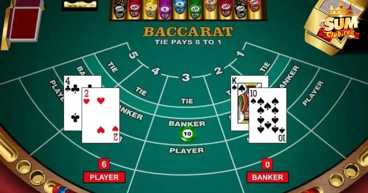 Quy tắc cơ bản trong cách chơi Baccarat SUMCLUB